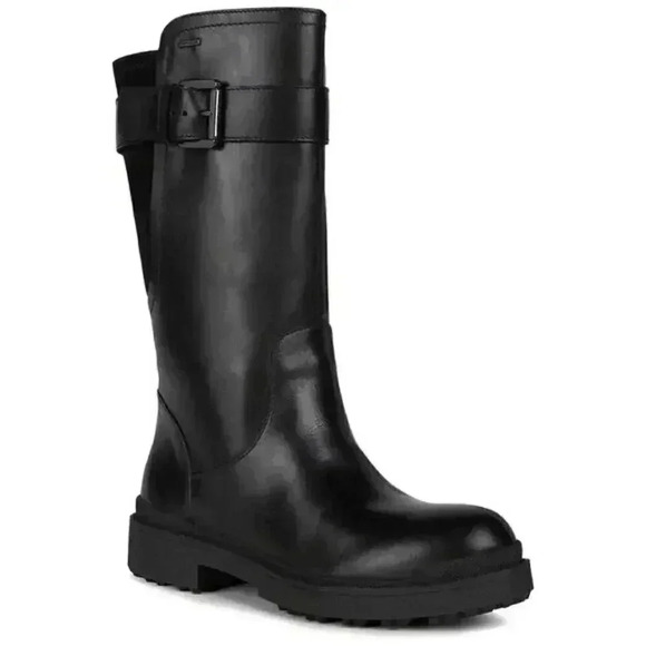 Geox Shoes - Geox Nevega Leather and Suede Boot